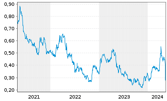 Chart Troilus Gold Corp. - 5 Jahre