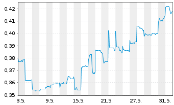 Chart Digital China Holdings Ltd. - 1 Monat