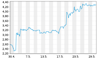 Chart Ether Capital Corp. - 1 Monat
