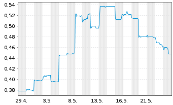 Chart L.K. Technology Holdings Ltd. - 1 Monat